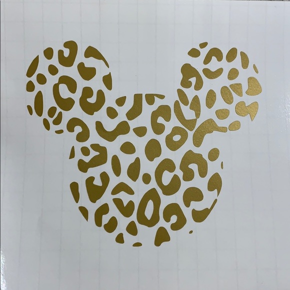 Disney Other - ✨ 5/$25 Cheetah Mickey Mouse vinyl decal